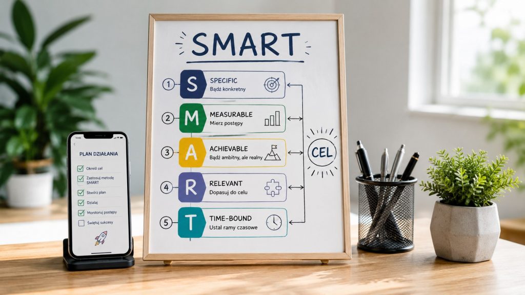 Jak wyznaczać cele metodą SMART krok po kroku — 5 zasad, które porządkują plan działania