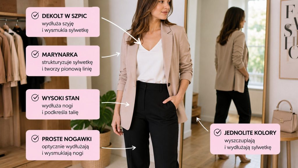 Jak się ubrać, żeby wyglądać szczuplej? 9 trików stylistycznych, które naprawdę zmieniają proporcje