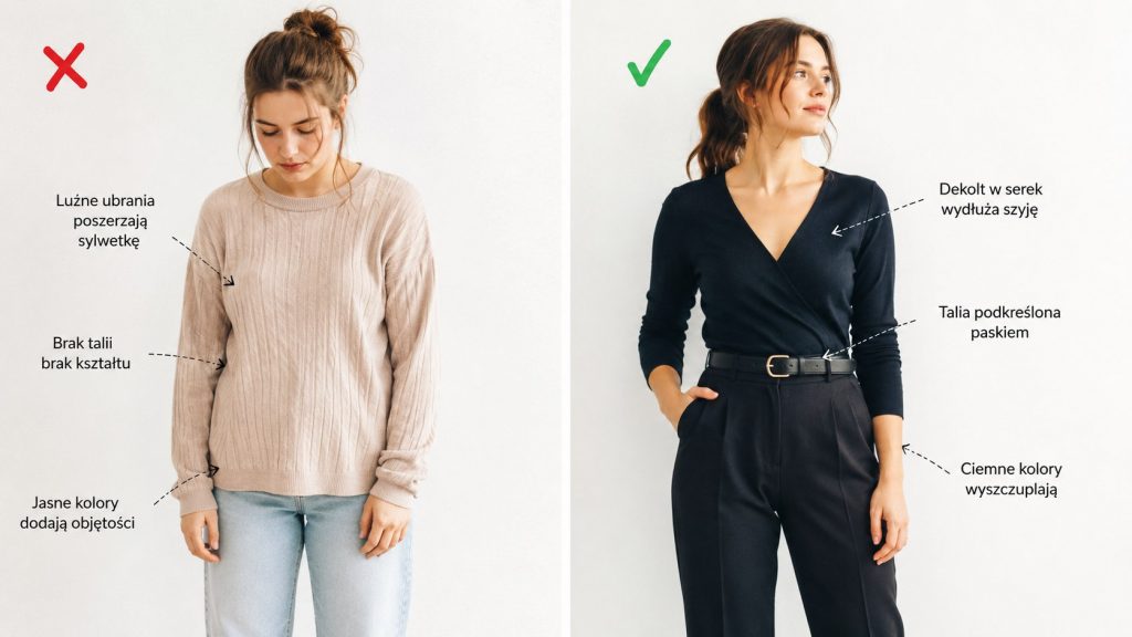 Jak się ubrać, żeby wyglądać szczuplej? 9 trików stylistycznych, które naprawdę zmieniają proporcje