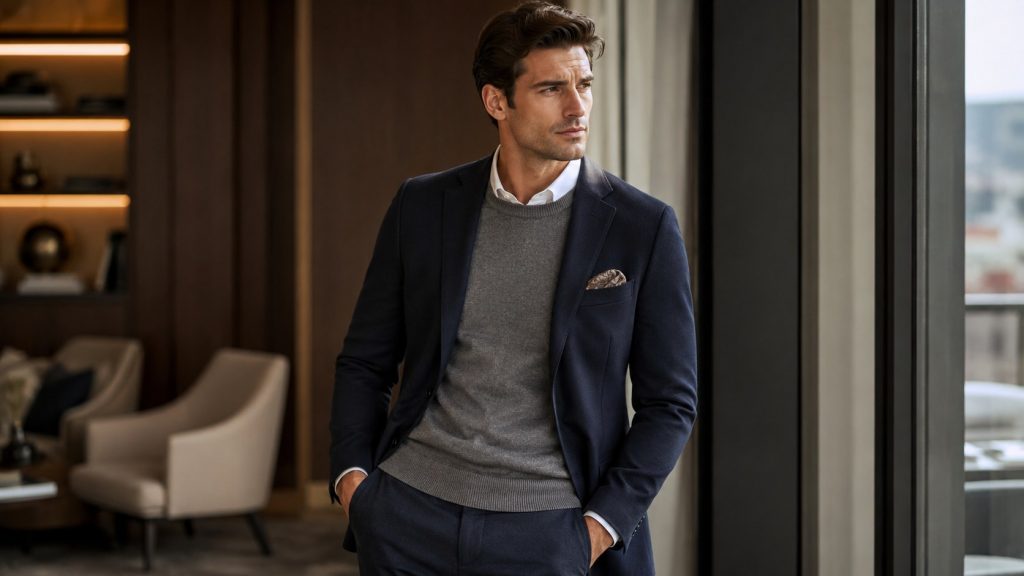 Jak nosić sweter męski? 7 stylizacji od casualu po elegancję