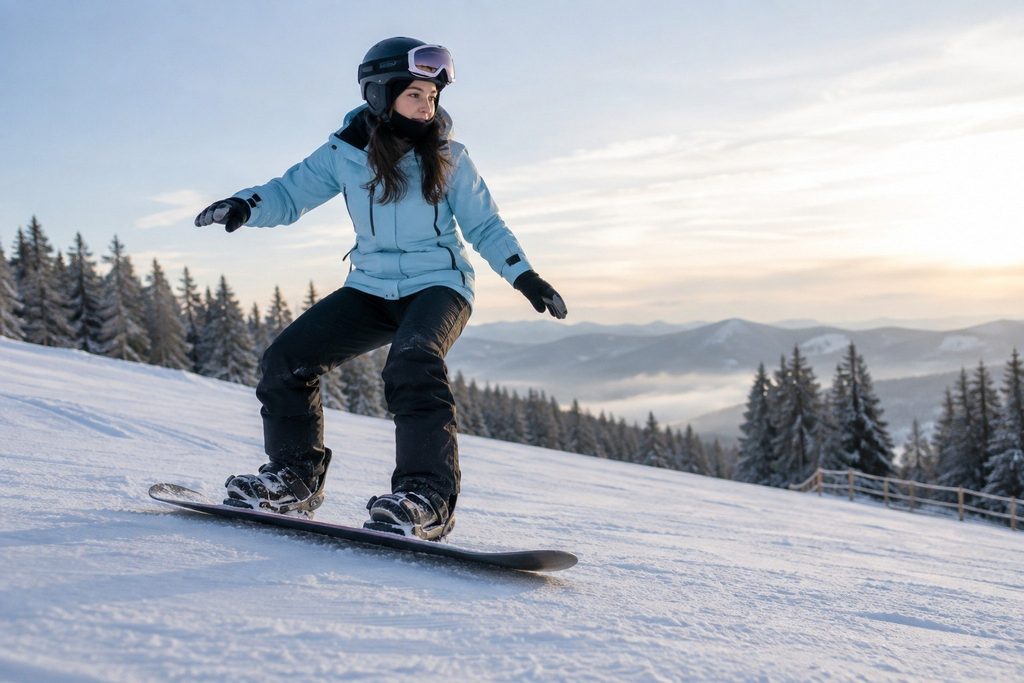 Snowboard — od czego zacząć naukę jazdy? Pierwszy dzień na stoku krok po kroku
