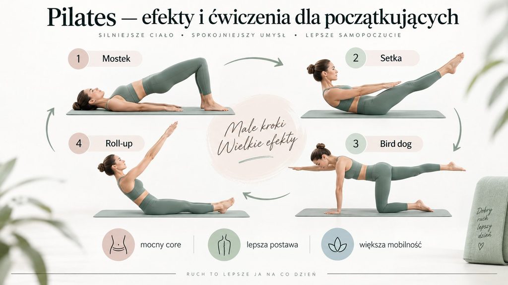 Pilates — efekty i ćwiczenia dla początkujących. Jak zacząć i jak często ćwiczyć