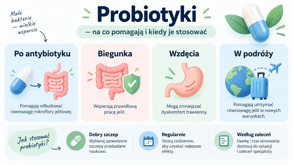 Probiotyki — na co pomagają i kiedy je stosować? Co rzeczywiście wynika z badań