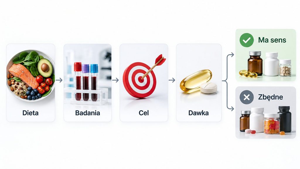 Jakie suplementy warto brać? Witamina D, B12, żelazo i omega-3 bez marketingowych mitów