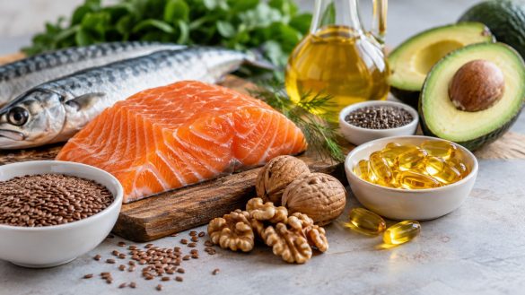 Ryby, len, orzechy — skąd brać omega-3 i kiedy rozważyć suplement? Wyjaśniamy bez przesady.
