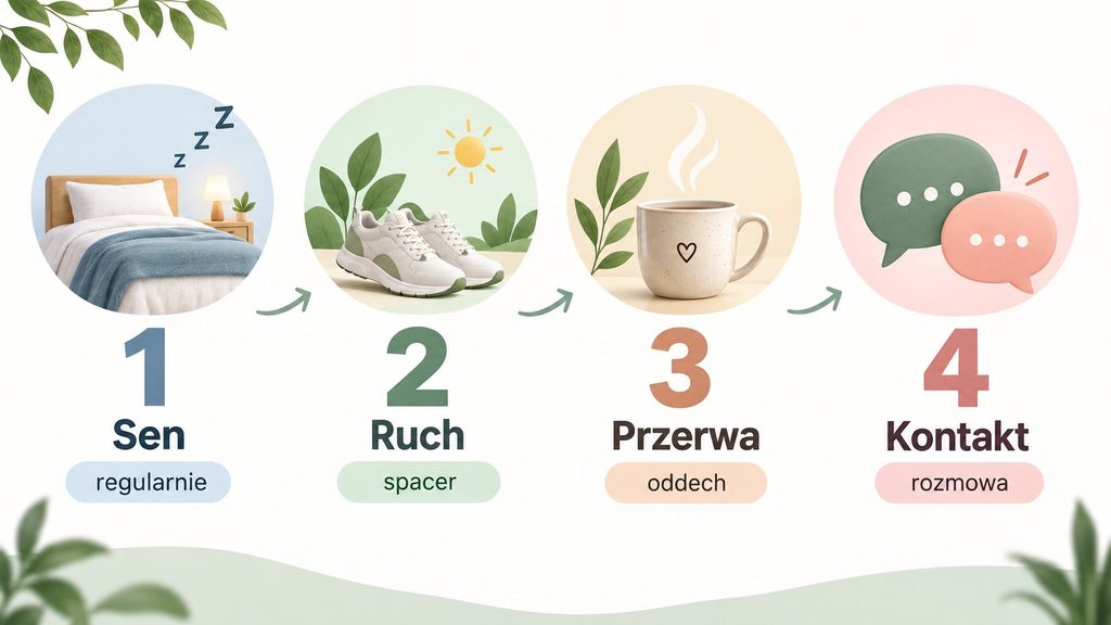 Jak dbać o dobrostan psychiczny na co dzień? Sen, ruch, relacje i codzienne nawyki według WHO