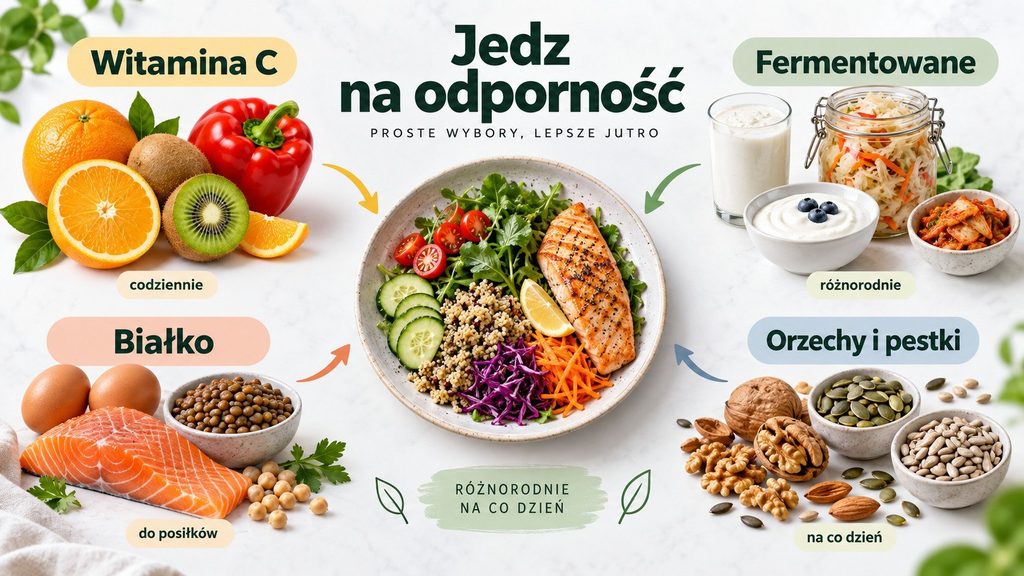 Co jeść na odporność? Produkty wzmacniające organizm i codzienną pracę układu immunologicznego