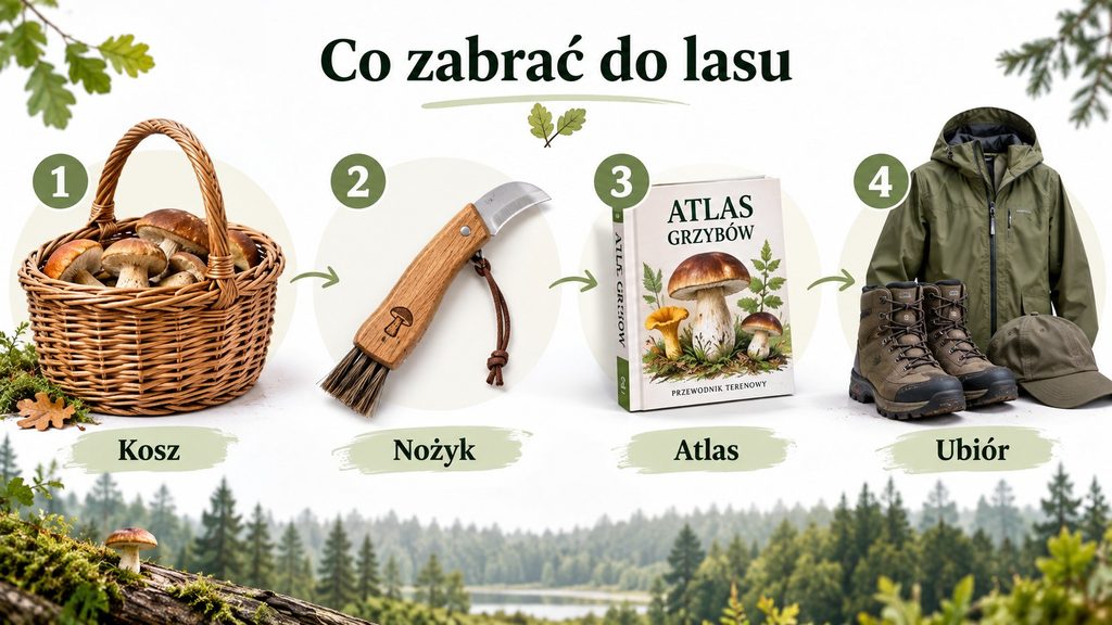 Jak przygotować się do grzybobrania? Co zabrać, gdzie zbierać i jak uniknąć niebezpiecznych pomyłek