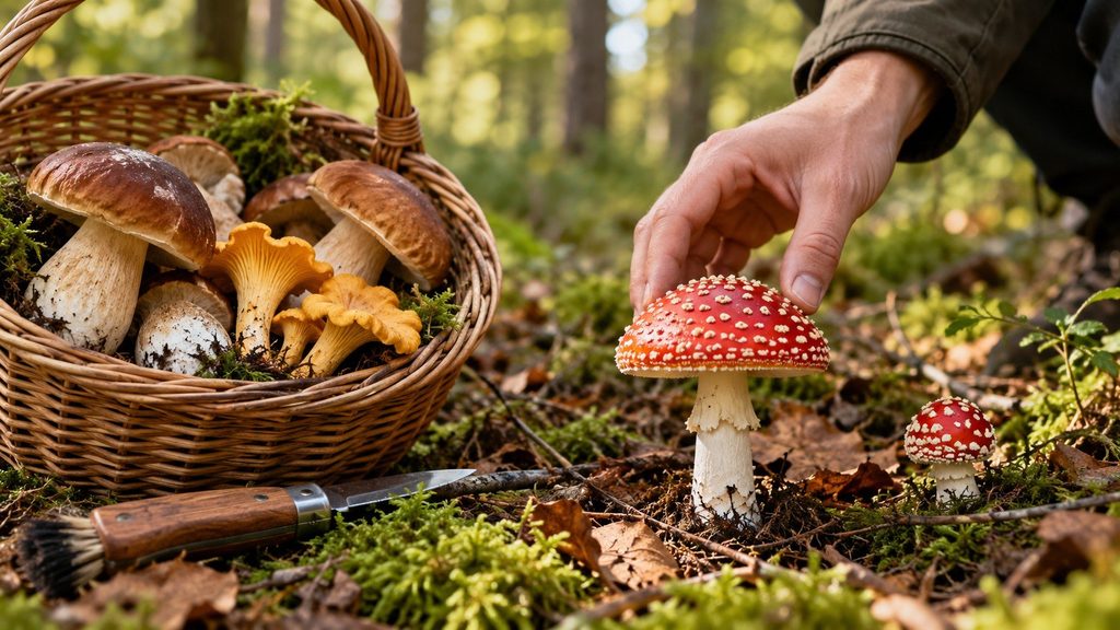 Grzyby jadalne i trujące w Polsce: jak je rozpoznać i uniknąć groźnej pomyłki w lesie