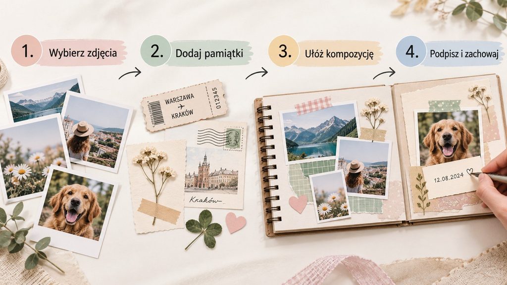 Jak zrobić scrapbooking i ocalić wspomnienia w albumie? Zdjęcia, pamiątki, papier i trwałość