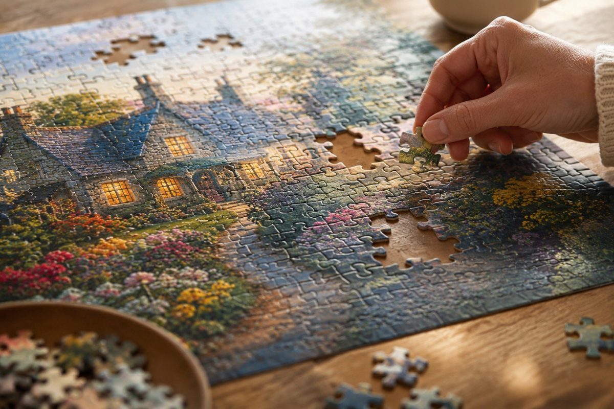 Lubisz spokojne, wciągające zajęcia? Oto dlaczego warto sięgnąć po puzzle i jak je układać.