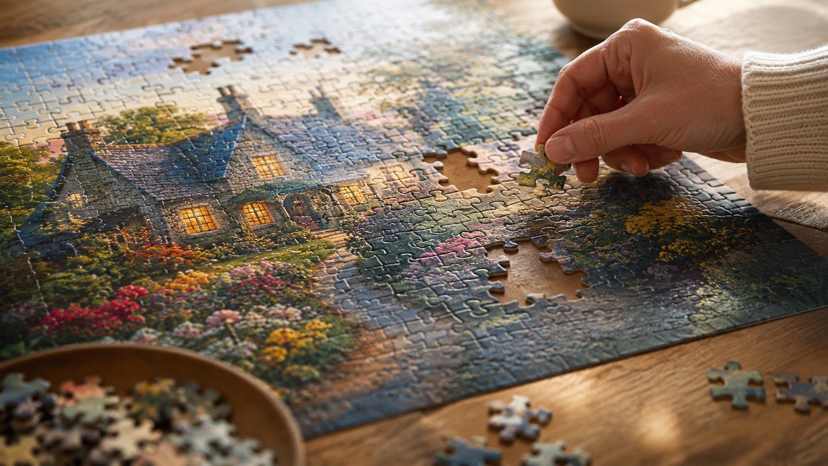 Lubisz spokojne, wciągające zajęcia? Oto dlaczego warto sięgnąć po puzzle i jak je układać.